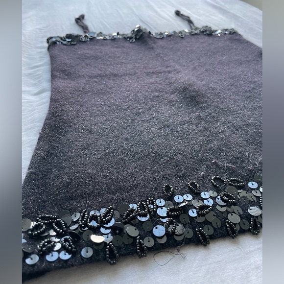 Black Sequins Top - Picture 5 of 7